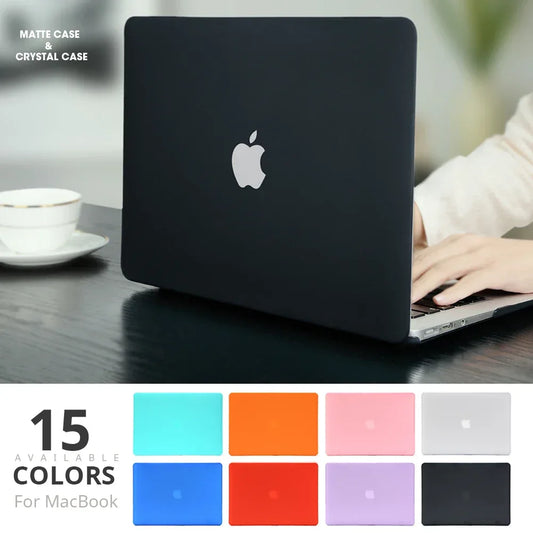 Matte Hard Shell Laptop Case for MacBook Air & Pro Models
