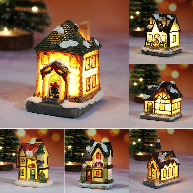 Christmas House LED Night Light – Kids Room & Home Decor 2025