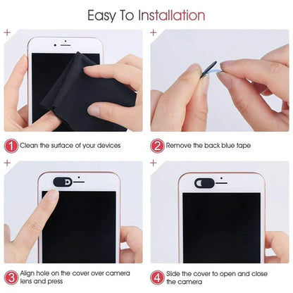 Sliding Webcam Cover Privacy Sticker for Laptop & Phone