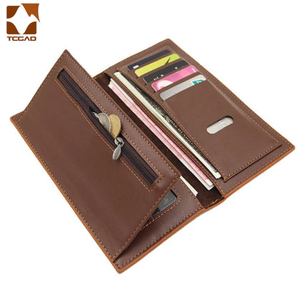 Men's Wallets Alligators Carteras Thin Mens Wallet PU Leather Clutch Made of Crocodile Pattern Long Purse Portafoglio Uomo