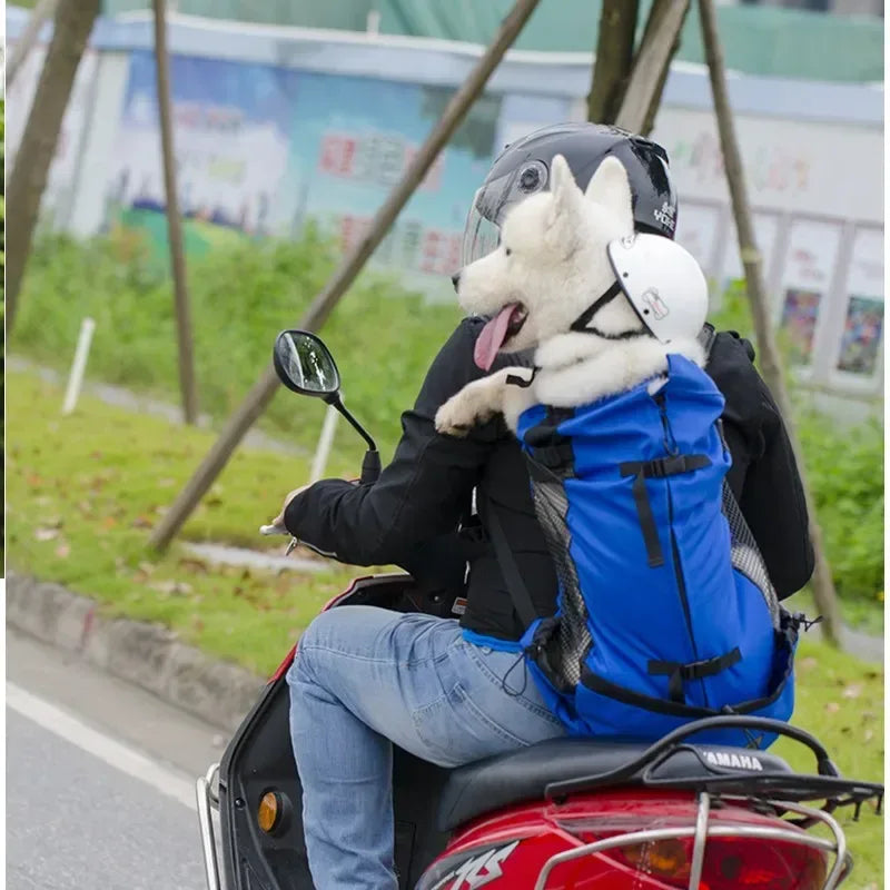 Hiking Pet Dog Carrier Travel Backpack Outdoor Ventilation Breathable Bicycle Motorcycle Outdoor Sport Mesh Bag Drop Shipping - Urbizia