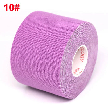5-Size Waterproof Kinesiology Tape – Elastic Athletic Bands for Sports Recovery, Gym, Muscle Pain Relief & Strapping Support