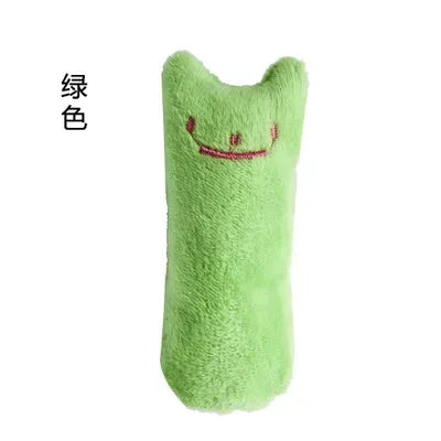 Teeth Grinding Catnip Toys Funny Interactive Plush Cat Toy Pet Kitten Chewing Vocal Toy Claws Thumb Bite Cat mint For Cats - Urbizia