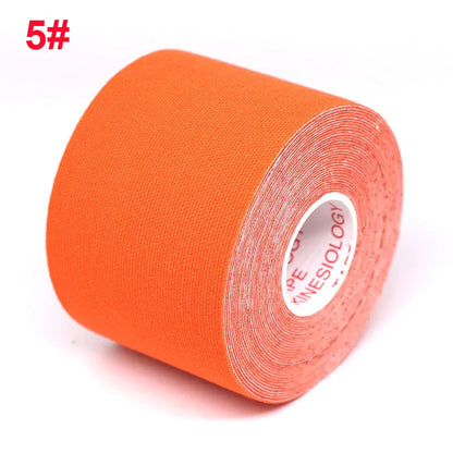 5-Size Waterproof Kinesiology Tape – Elastic Athletic Bands for Sports Recovery, Gym, Muscle Pain Relief & Strapping Support