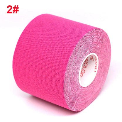 5-Size Waterproof Kinesiology Tape – Elastic Athletic Bands for Sports Recovery, Gym, Muscle Pain Relief & Strapping Support