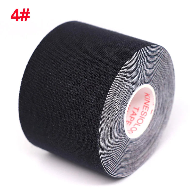5-Size Waterproof Kinesiology Tape – Elastic Athletic Bands for Sports Recovery, Gym, Muscle Pain Relief & Strapping Support