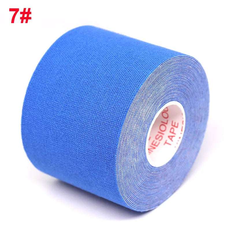5-Size Waterproof Kinesiology Tape – Elastic Athletic Bands for Sports Recovery, Gym, Muscle Pain Relief & Strapping Support