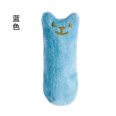 Teeth Grinding Catnip Toys Funny Interactive Plush Cat Toy Pet Kitten Chewing Vocal Toy Claws Thumb Bite Cat mint For Cats - Urbizia