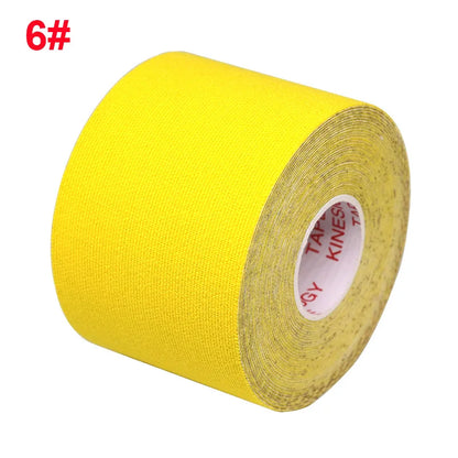 5-Size Waterproof Kinesiology Tape – Elastic Athletic Bands for Sports Recovery, Gym, Muscle Pain Relief & Strapping Support