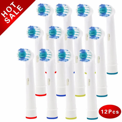 12-Pack Replacement Brush Heads for Oral-B Electric Toothbrush - Urbizia