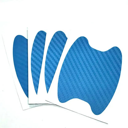 4-Piece Carbon Fiber Car Door Handle Protective Stickers - Urbizia