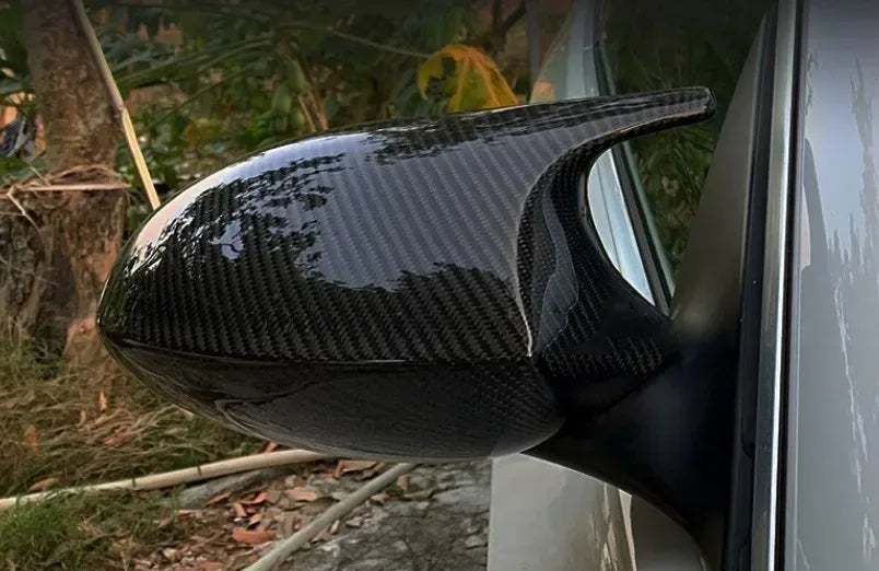 E90 E91 Black M3 Style Cover E81 E82 E87 E88 for BMW 1 3 Series E92 E93 Carbon Fiber M Look Rear Mirror Cap Car Accessories - Urbizia