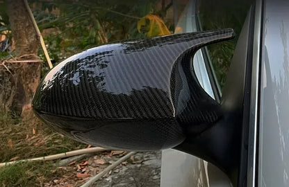 E90 E91 Black M3 Style Cover E81 E82 E87 E88 for BMW 1 3 Series E92 E93 Carbon Fiber M Look Rear Mirror Cap Car Accessories - Urbizia