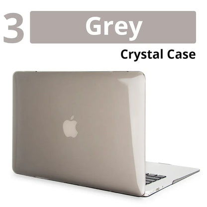 Crystal Clear Hard Shell MacBook Case Air & Pro Models