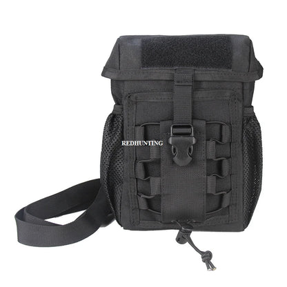 Tactical Pouch CS Dump Drop Pouch Outdooer Utility Pouch Bag Waterproof 1000D Nylon Folding Molle Dump Bag for Outdoor Hiking