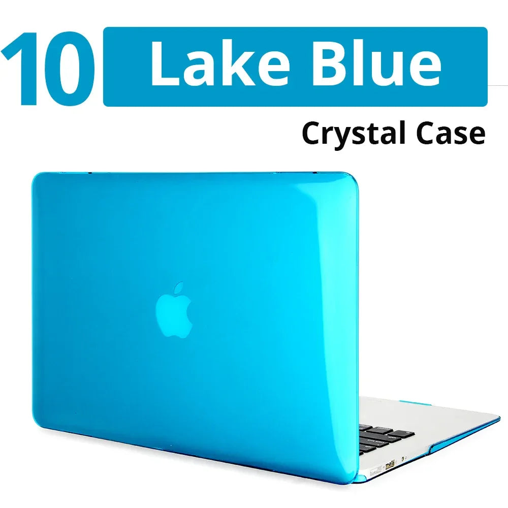 Crystal Clear Hard Shell MacBook Case Air & Pro Models