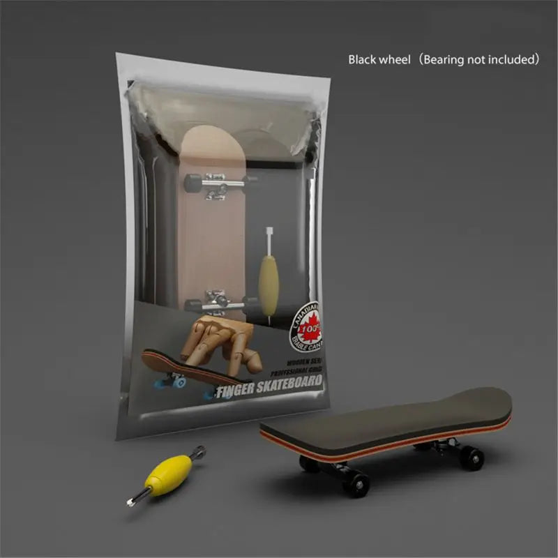 Finger SkateBoard Wooden Fingerboard Toy Professional Stents Finger Skate Set Novelty Children Christmas Gift
