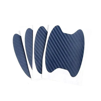 4-Piece Carbon Fiber Car Door Handle Protective Stickers - Urbizia