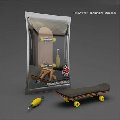Finger SkateBoard Wooden Fingerboard Toy Professional Stents Finger Skate Set Novelty Children Christmas Gift