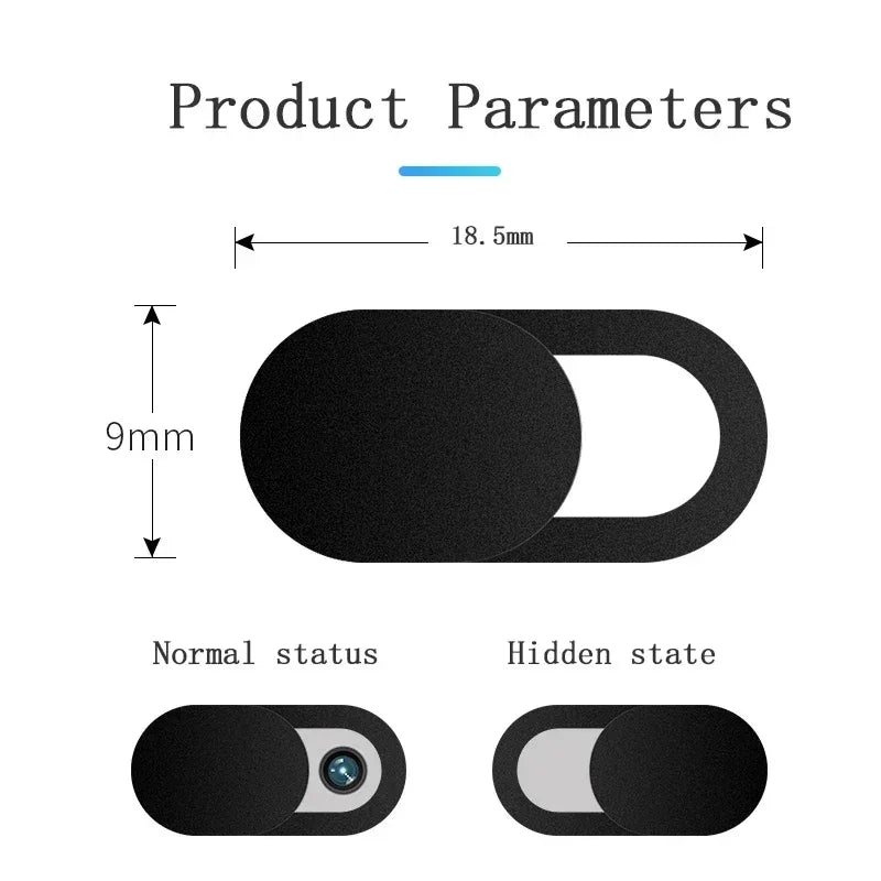 Sliding Webcam Cover Privacy Sticker for Laptop & Phone