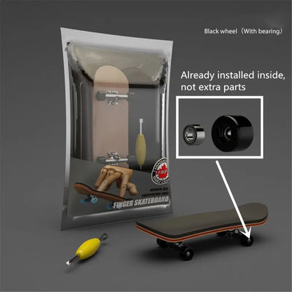 Finger SkateBoard Wooden Fingerboard Toy Professional Stents Finger Skate Set Novelty Children Christmas Gift