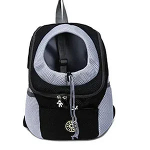 Outdoor Pet Dog Carrier Bag Portable Travel Backpack Front Bag Double Shoulder Mesh Backpack Head Carrying Bags For Cat - Urbizia