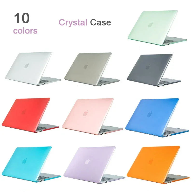 Crystal Clear Hard Shell MacBook Case Air & Pro Models