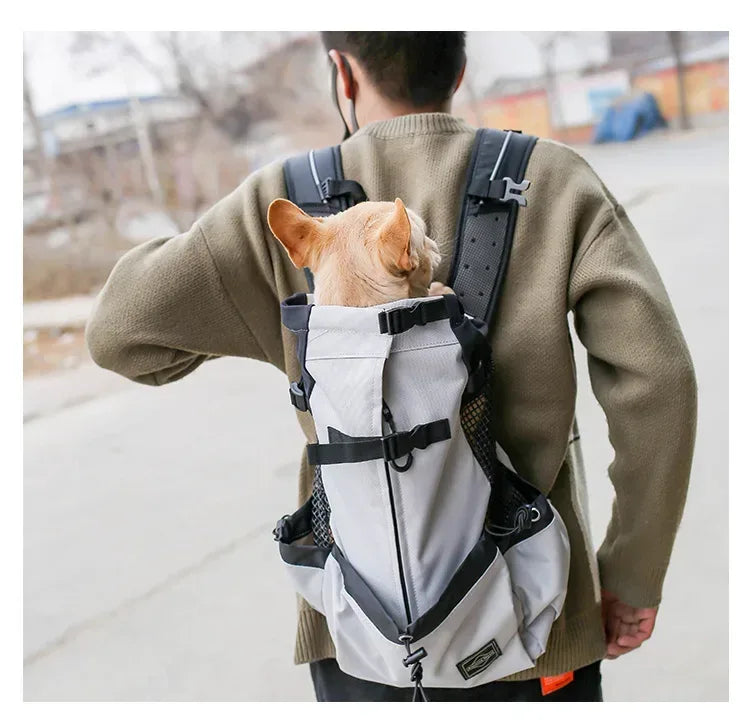 Hiking Pet Dog Carrier Travel Backpack Outdoor Ventilation Breathable Bicycle Motorcycle Outdoor Sport Mesh Bag Drop Shipping - Urbizia