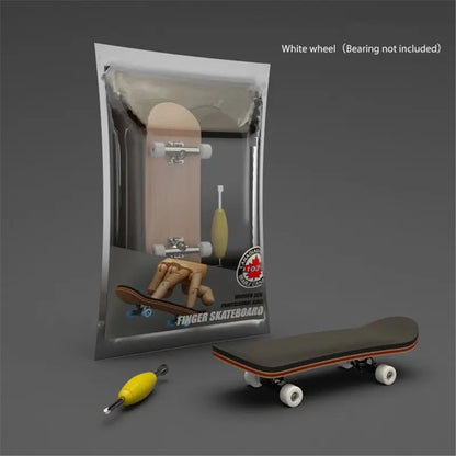 Finger SkateBoard Wooden Fingerboard Toy Professional Stents Finger Skate Set Novelty Children Christmas Gift