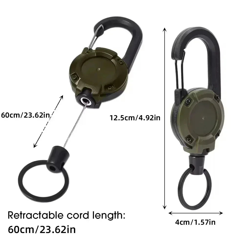 Heavy Duty Pull Reel Carabiner – Outdoor & Sport Tool