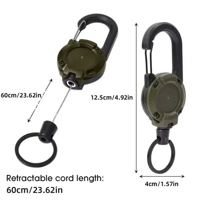 Heavy Duty Pull Reel Carabiner – Outdoor & Sport Tool