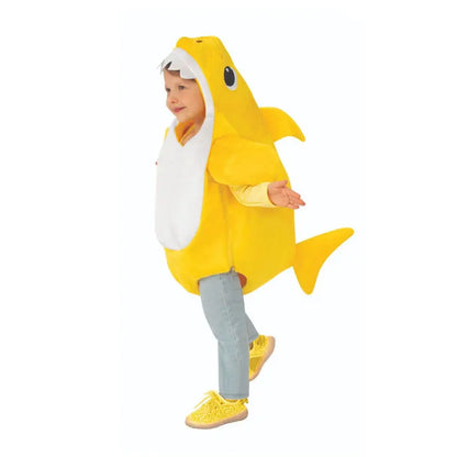 New Arrival Toddler Shark Cosplay Costume – Unisex Child Halloween & Carnival Outfit for Kids