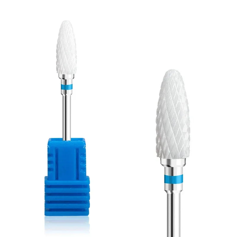 1pcs Ceramic Milling Cutter Nail Drill Bits Electric Manicure Drills Pedicure Mill Bits Machine Files Nail Art accessories Tool