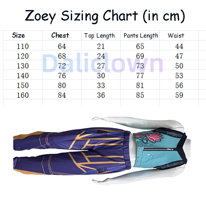 Huntrix KPop Demon Hunters Mira, Zoey & Rumi Cosplay Costume – Kids & Girls Birthday, Anime Uniform Halloween Outfit