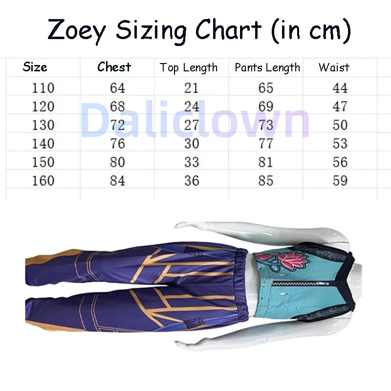 Huntrix KPop Demon Hunters Mira, Zoey & Rumi Cosplay Costume – Kids & Girls Birthday, Anime Uniform Halloween Outfit