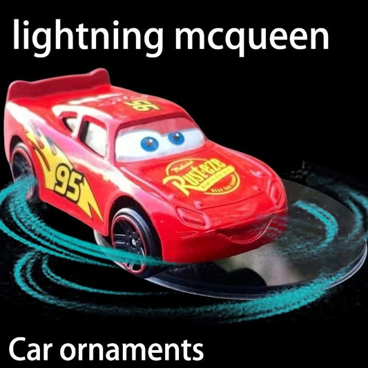 Lightning McQueen Drift Rotating Dashboard Ornament – AE86 Style Car Decoration
