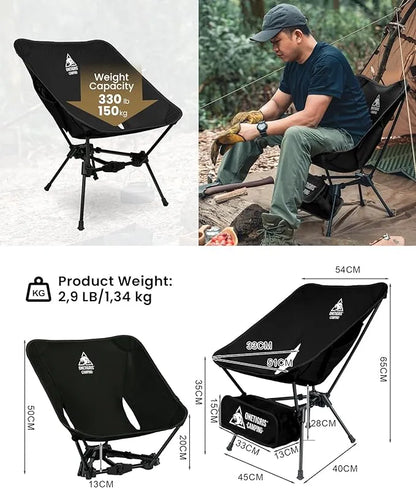 Lightweight Folding Camping Hiking Chair - Urbizia