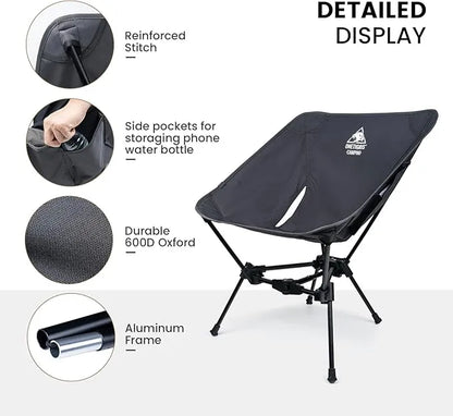 Lightweight Folding Camping Hiking Chair - Urbizia