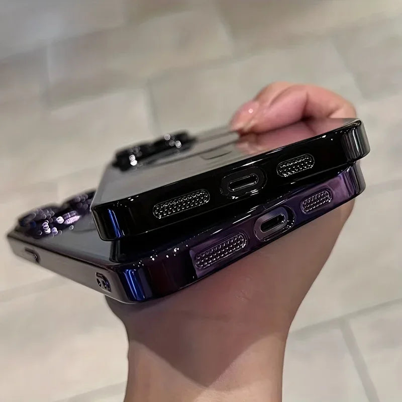 Luxury Magnetic Clear iPhone Case Wireless Charging