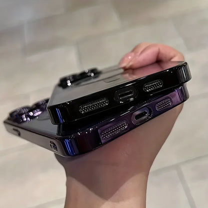 Luxury Magnetic Clear iPhone Case Wireless Charging