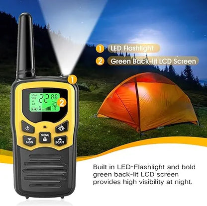 MOICO Long Range Walkie Talkies (2 Pack) - Urbizia