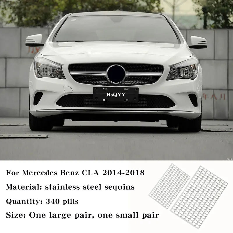 Mercedes Benz Air Intake Grille Trim – Starry Sky Stainless Steel