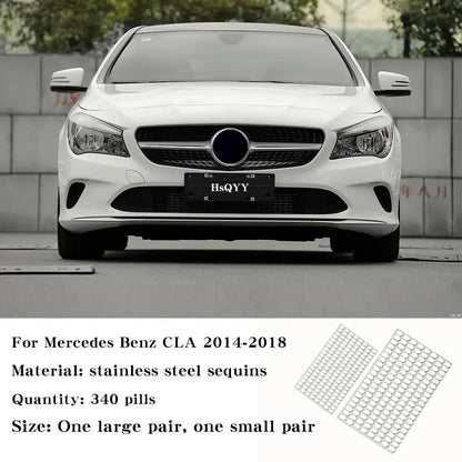 Mercedes Benz Air Intake Grille Trim – Starry Sky Stainless Steel