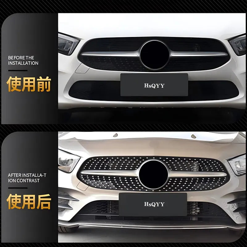 Mercedes Benz Air Intake Grille Trim – Starry Sky Stainless Steel