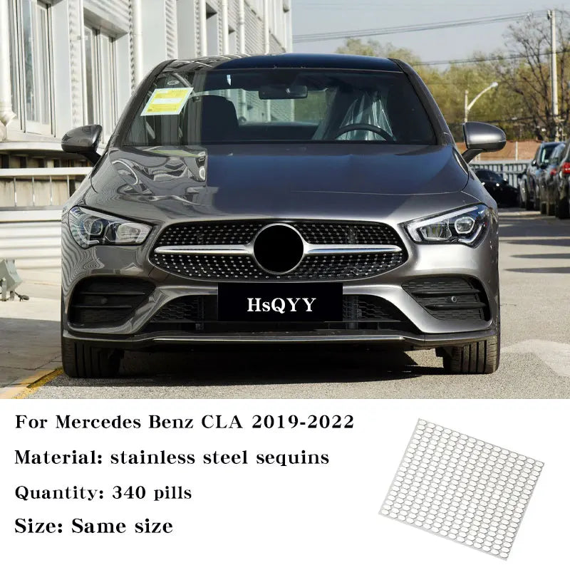 Mercedes Benz Air Intake Grille Trim – Starry Sky Stainless Steel