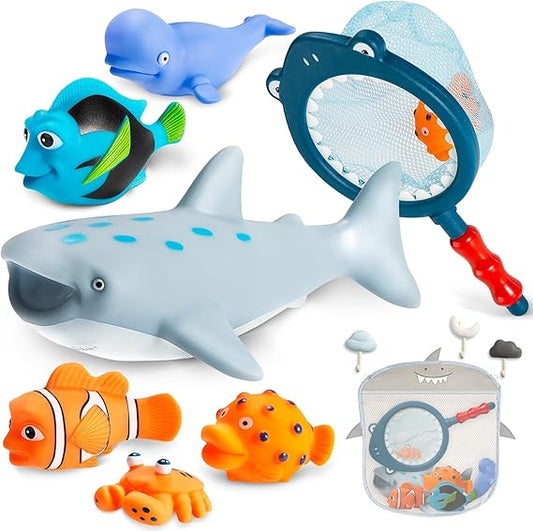 No Hole Mold-Free Baby Shark Bath Toys – Safe Water Play for Toddlers - Urbizia