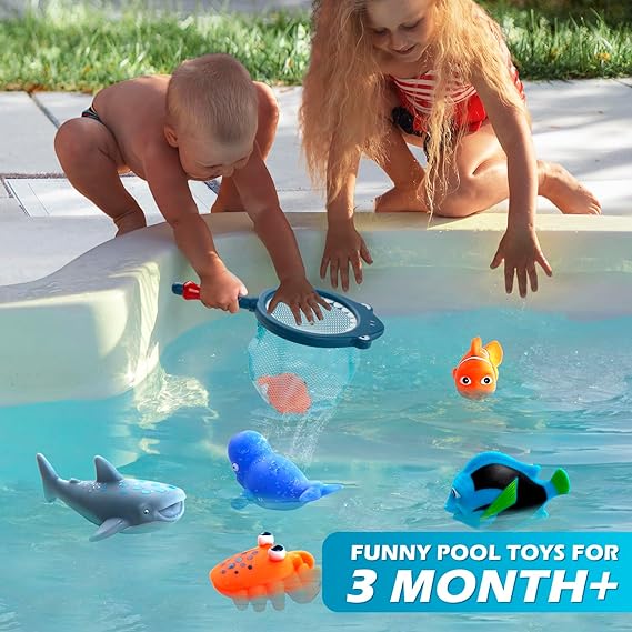 No Hole Mold-Free Baby Shark Bath Toys – Safe Water Play for Toddlers - Urbizia