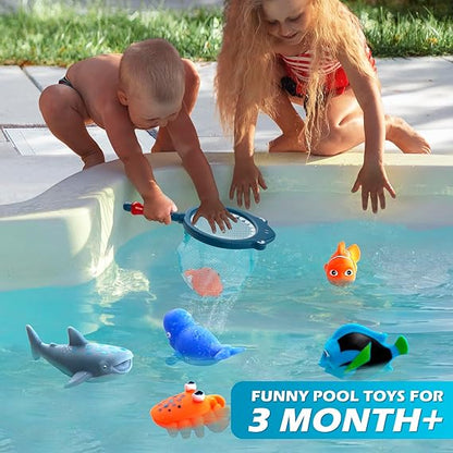 No Hole Mold-Free Baby Shark Bath Toys – Safe Water Play for Toddlers - Urbizia