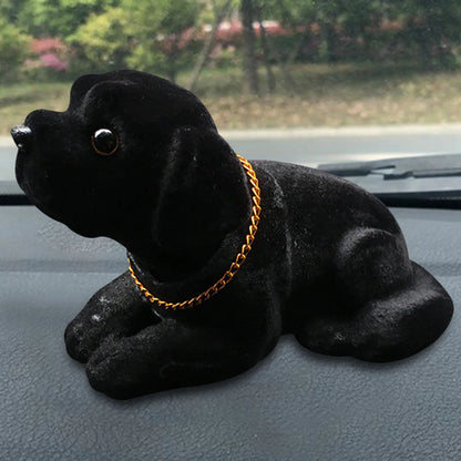 Nodding Dog Figurine – Cute Resin Car & Table Ornament
