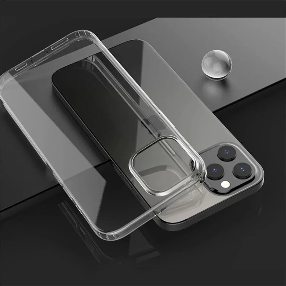Non-Yellowing Clear iPhone Case Slim Protection